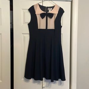 Freeway navy/blush pink Dre’s with bow detail